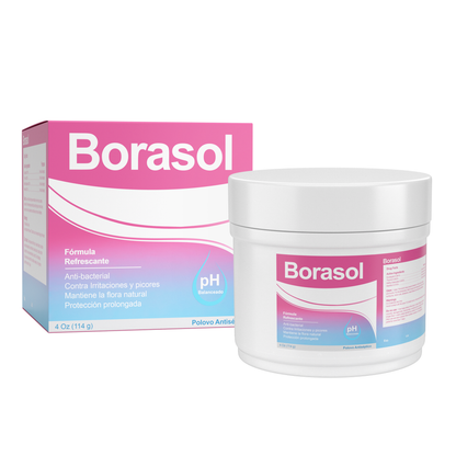 Borasol ®️ Antispectic Powder • Antiseptic Powder Against Infection For Minor Cuts, Scrapes, Burns & Vaginal Hygiene • 1x114gr