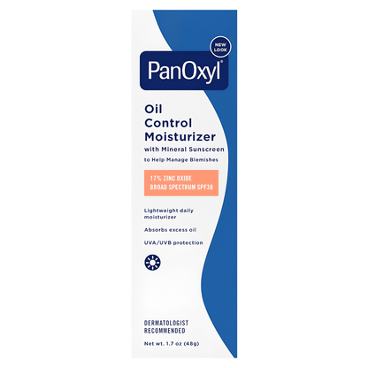 PanOxyl ®️ Oil Control Moisturizer 17% Zinc Oxide Broad Spectrum SPF30 • Oil Control Moisturizer For Oily To Acne Prone Skin Types • 1x48gr