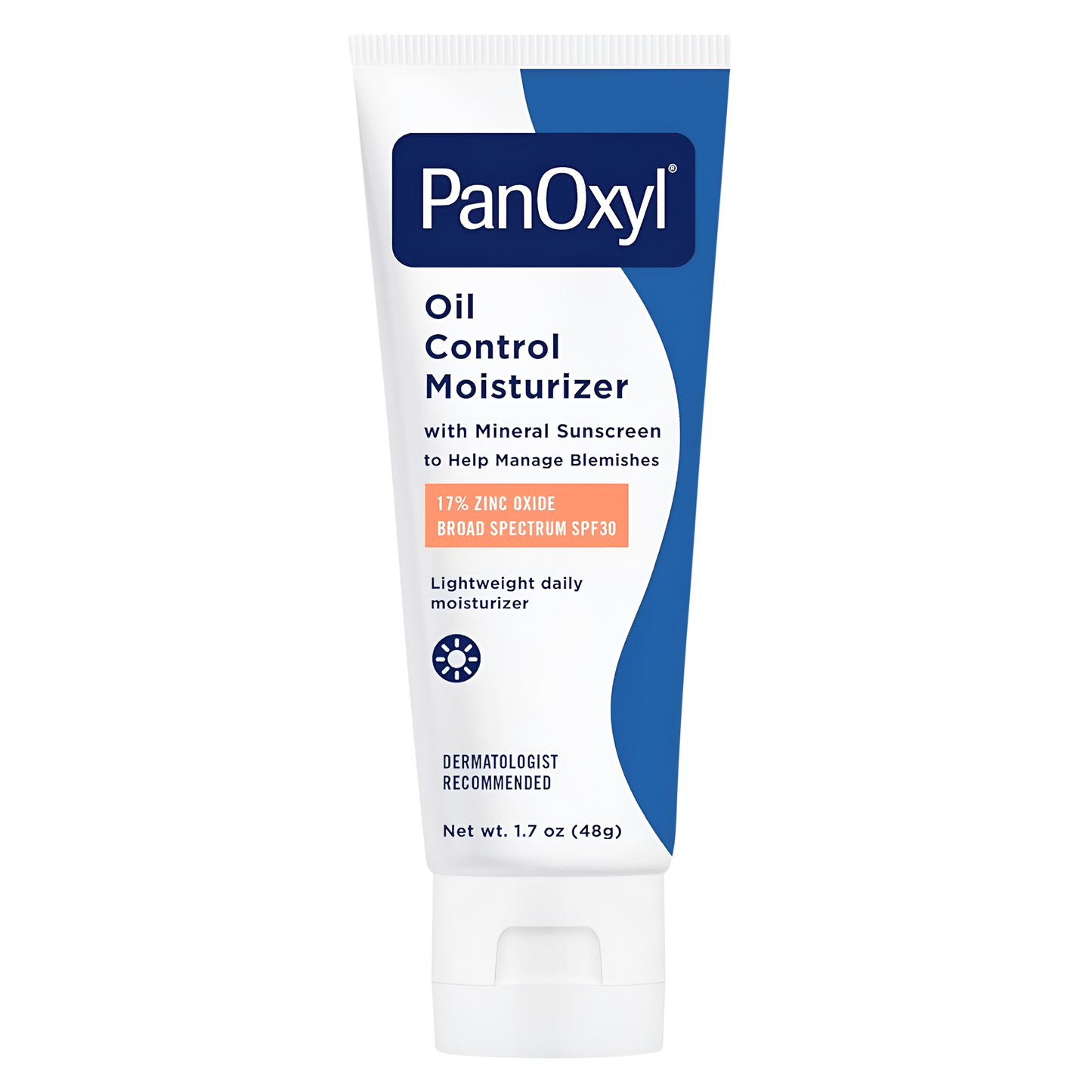 PanOxyl ®️ Oil Control Moisturizer 17% Zinc Oxide Broad Spectrum SPF30 • Oil Control Moisturizer For Oily To Acne Prone Skin Types • 1x48gr