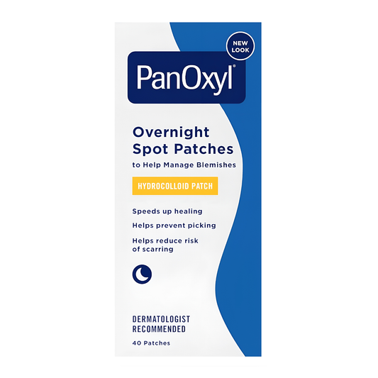 PanOxyl ®️ Overnight Spot Patches Hydrocolloid Patch • Overnight Spot Patches Against Blemishes • 1x40ct