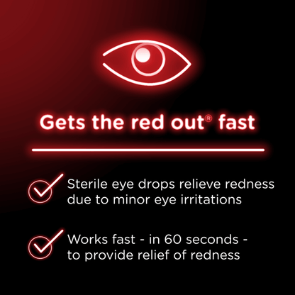 Visine ®️ Red Eye Hydrating Comfort XL • Eye Drops Against Red Eyes, Dry Eyes, Burning Eyes & Irritated Eyes • 1x15ml